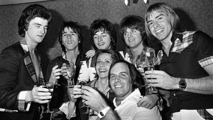 Die Bay City Rollers im Jahr 1976.