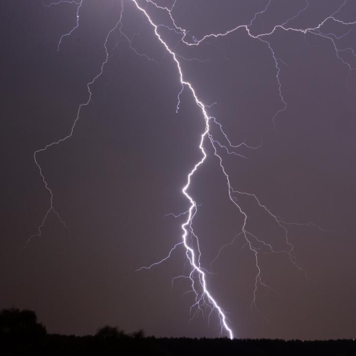 Wettervorhersage: Es wird gewittern.