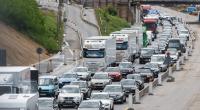 Am Himmelfahrts-Wochenende droht Stau auf deutschen Autobahnen.