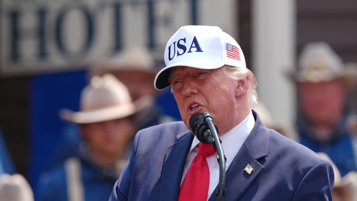 Donald Trump sorgt erneut mit einem KI-Video f&uuml;r Entsetzen. (Foto)
