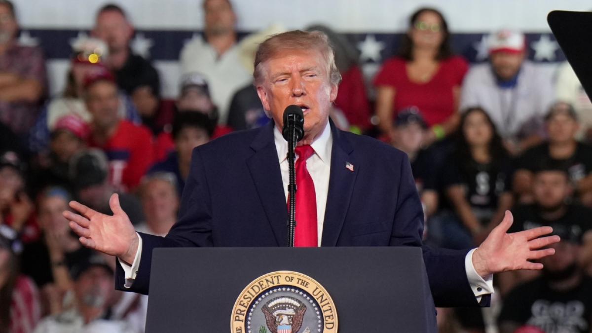 Trump kann Obama nicht in Ruhe lassen &ndash; jetzt geht's um Salat. (Foto)