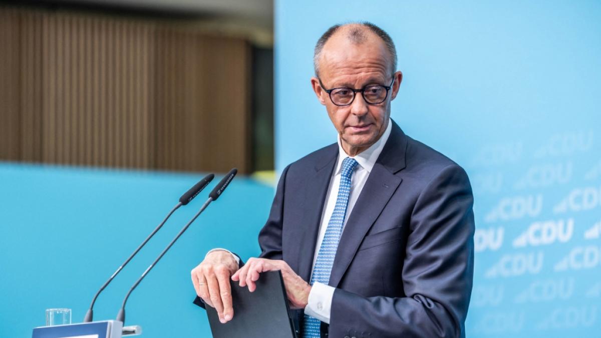 Friedrich Merz sorgte mit seinem Auftritt bei einer Pressekonferenz f&uuml;r Wut. (Foto)