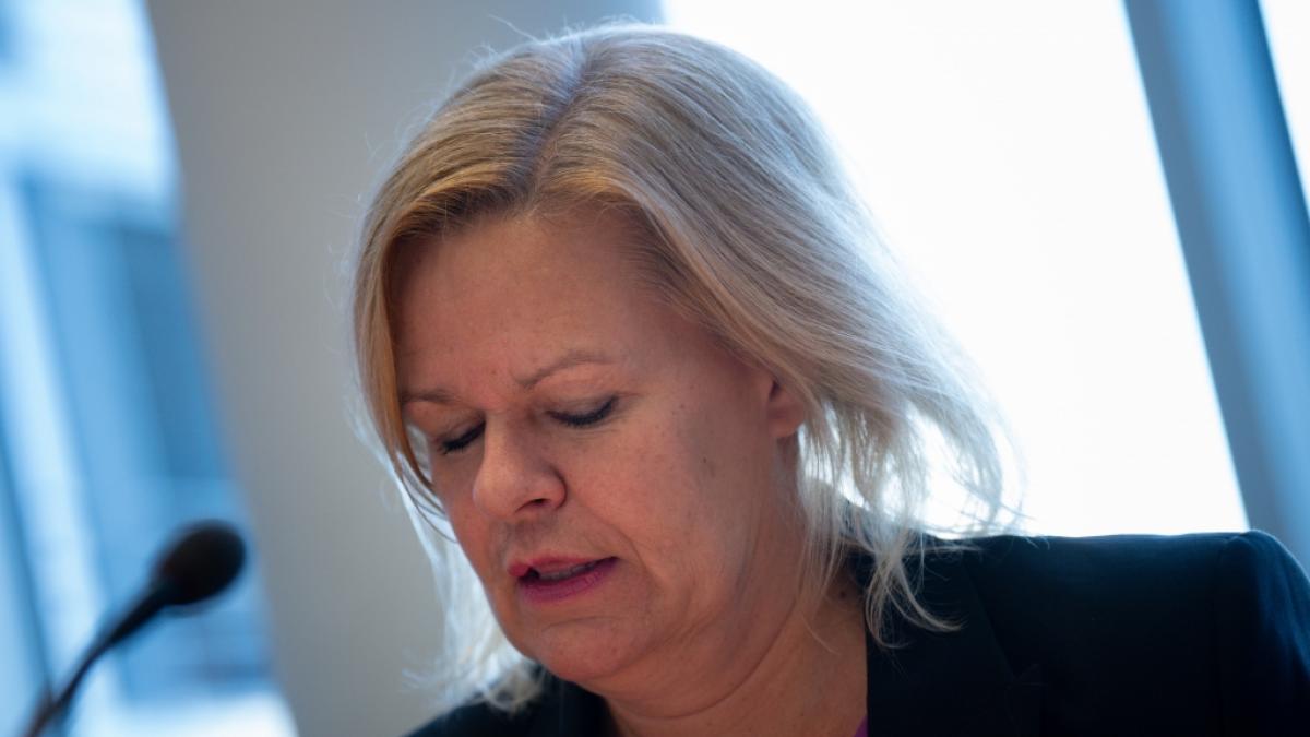 Nancy Faeser zog ein Wahlkampfvideo der SPD zur&uuml;ck. (Foto)