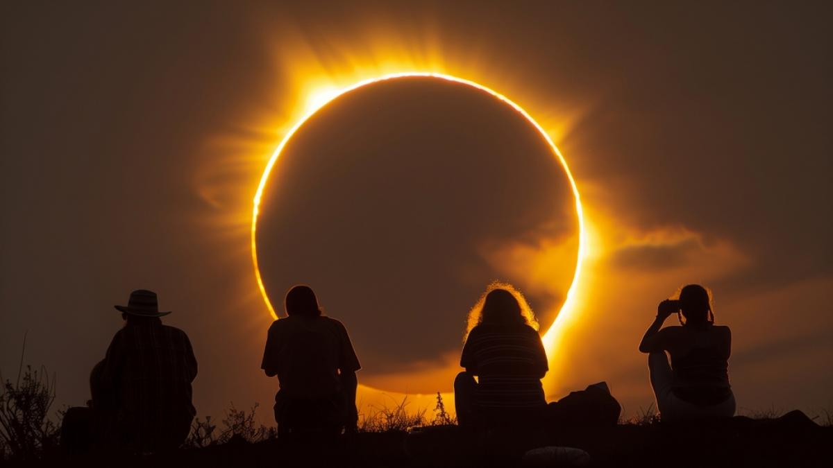 Im Oktober war eine ringf&ouml;rmige Sonnenfinsternis am Himmel zu sehen. (Foto)