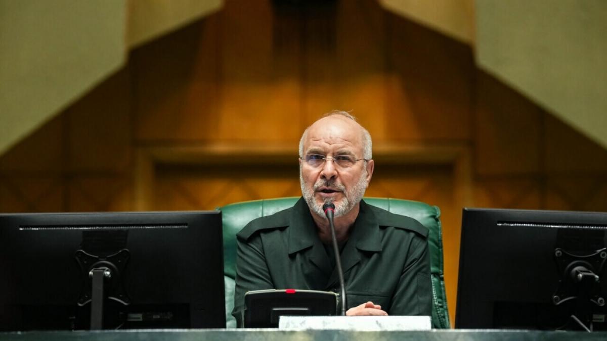Parlamentspr&auml;sident Mohammed Bagher Ghalibaf vergleicht Mitglieder der Trump-Regierung mit Clowns. (Foto)