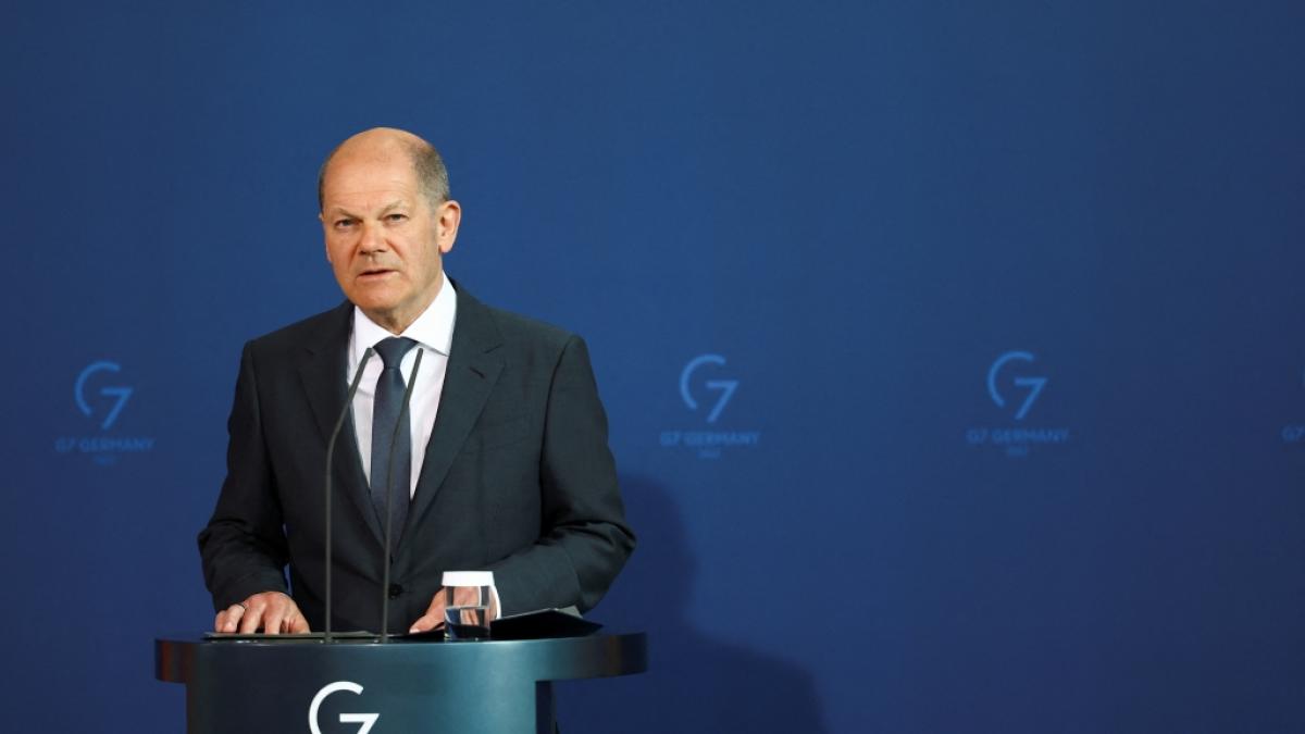 Olaf Scholz hat weitere Waffenlieferungen an die Ukraine angek&uuml;ndigt. (Foto)