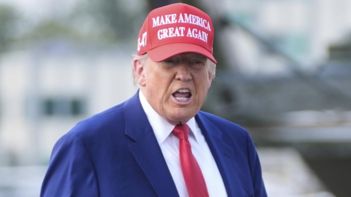 Donald Trump wurde zur Spott-Zielscheibe im russischen Staats-TV. (Foto)