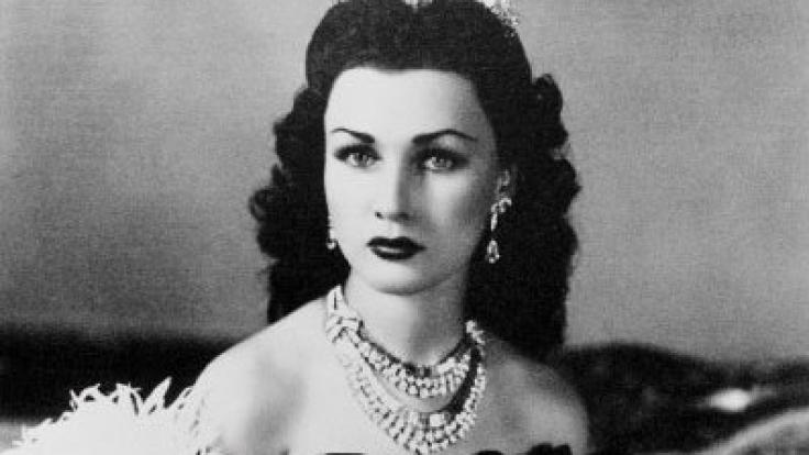 Wegen ihres Aussehens wurde Königin Fausia oft dem Filmstar Vivien Leigh verglichen.