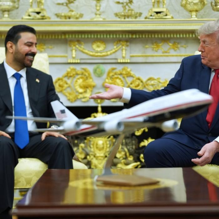 Bei diesem Staatsgast kann der US-Präsident seinen Neid nicht verbergen