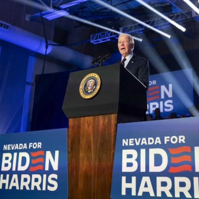 Völlig irre! US-Präsident schockt mit Wahlkampfauftritt in Las Vegas