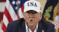Donald Trump kritisiert Reporterin nach Flutkatastrophe in Texas.