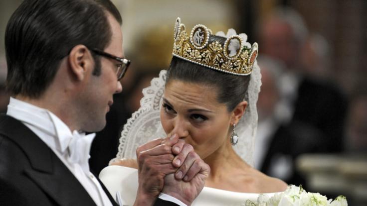 Kronprinzessin Victoria von Schweden und Daniel Westling heirateten am 19. Juni 2010.