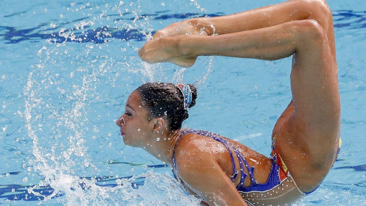Synchronschwimmerin Anita Alvarez wurde bei den Schwimmweltmeisterschaften in Budapest ohnm&auml;chtig w&auml;hrend ihrer K&uuml;r. (Foto)