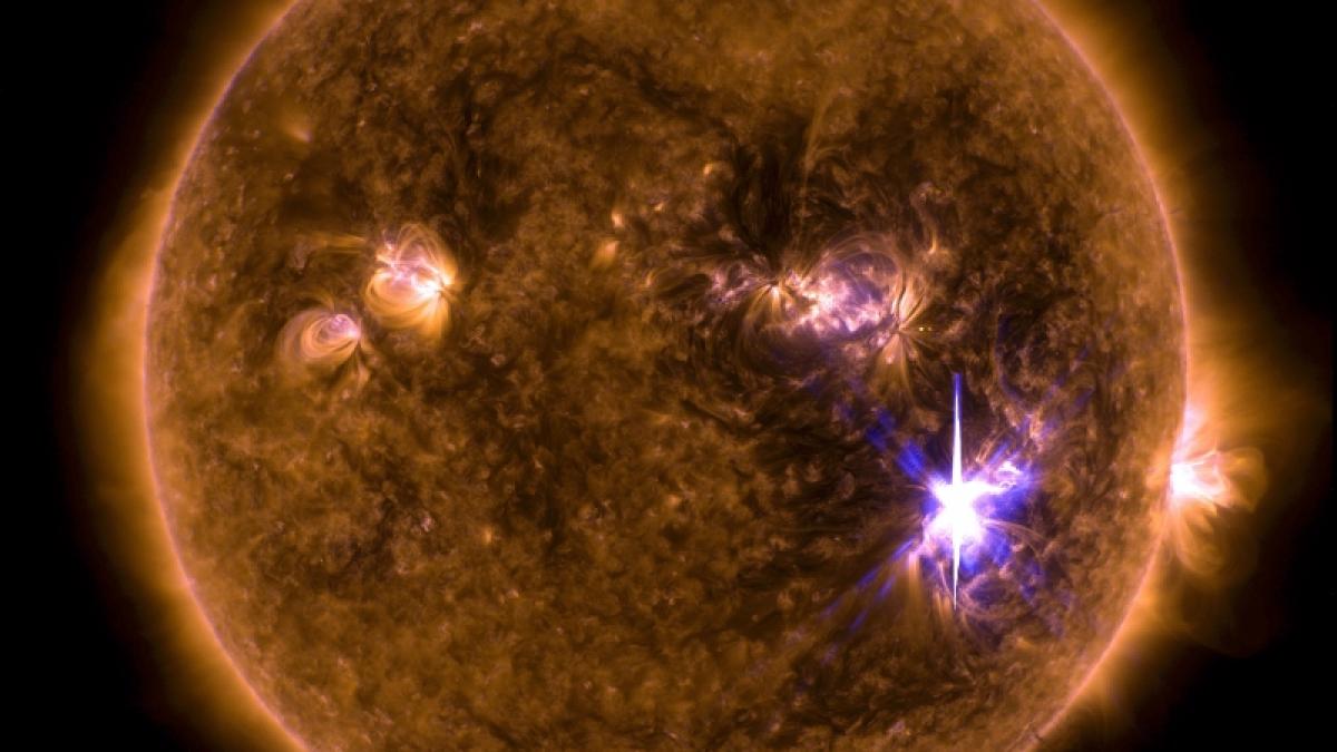 Sonnenst&uuml;rme als direkte Folge gesteigerter Solaraktivit&auml;t k&ouml;nnen auf der Erde ernsthafte Auswirkungen haben. (Foto)