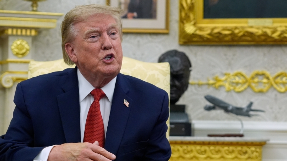 Donald Trump hat einen neuen Schuldigen f&uuml;r sein Pool-Desaster gefunden. (Foto)