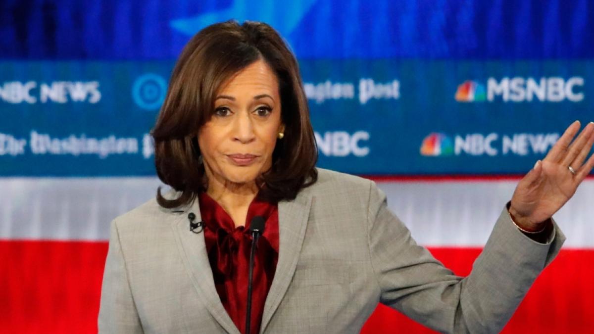 In neuesten Umfragen erzielte US-Vizepr&auml;sidentin Kamala Harris einen Negativrekord. Welche Folgen drohen ihr nun? (Foto)