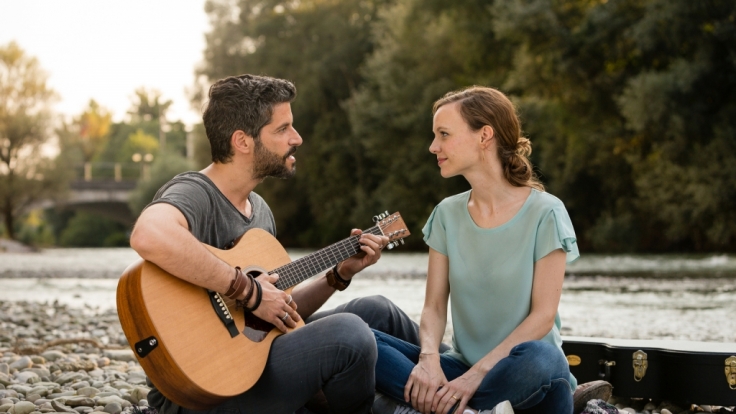 Ben (Pasquale Aleardi) begegnet er seiner Jugendliebe Emma (Nadja Becker).