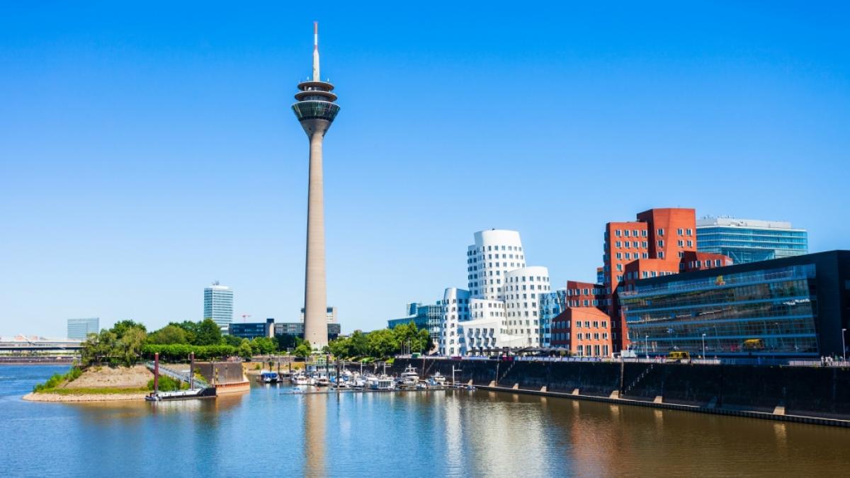 Der D&uuml;sseldorfer MedienHafen. Aktuelle Nachrichten aus und &uuml;ber D&uuml;sseldorf hier auf news.de. (Foto)