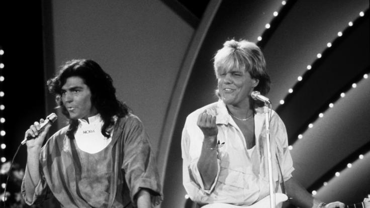 Dieter Bohlen mit Thomas Anders 1985