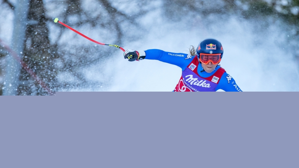 Die Italienerin Sofia Goggia beim Super-G 2022 in Zauchensee in Aktion. Wer holt sich in dieser Saison den Sieg an der Weltcup-Station in &Ouml;sterreich? (Foto)