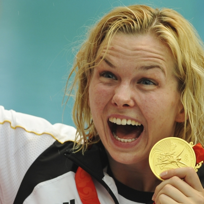 Die Ex-Schwimmerin und ihre neue große Liebe