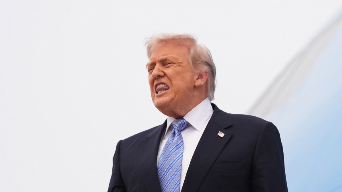 Donald Trump platzte w&auml;hrend eines TV-Interviews vor laufender Kamera der Kragen - in den USA macht sich Fassungslosigkeit wegen der emotionalen Instabilit&auml;t des US-Pr&auml;sidenten breit. (Foto)