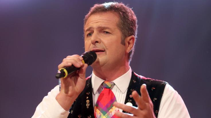 Norbert Rier, der Frontmann der Volksmusikgruppe die