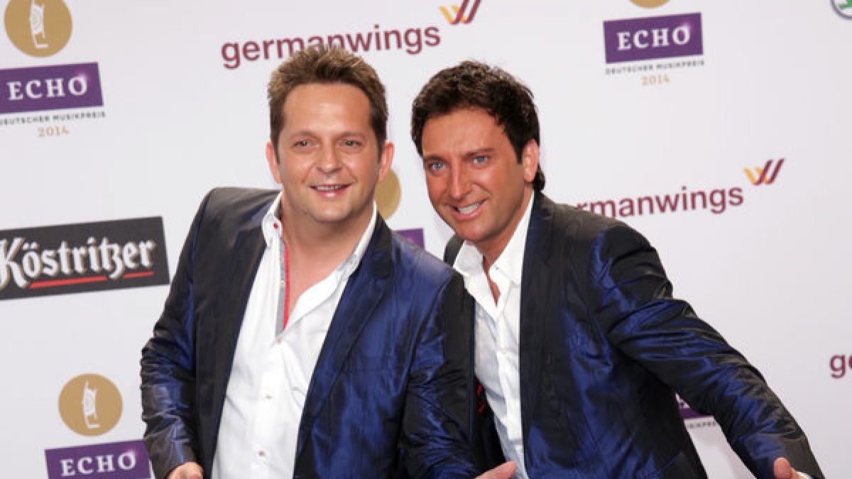 Martin Marcell Hein (links) und Fredi Malinowski alias Freddy M&auml;rz bilden das Duo "Fantasy". (Foto)