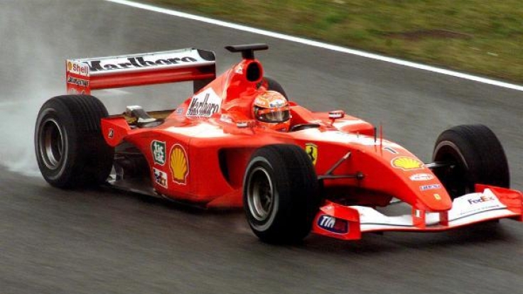 Mit dem Ferrari F2001 wurde Schumi Weltmeister.