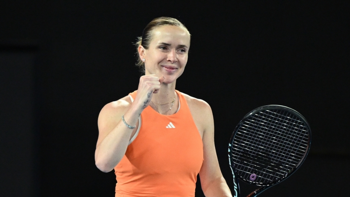 Elina Switolina ballt die Faust, am 27.01.2026. (Symbolbild) (Foto)