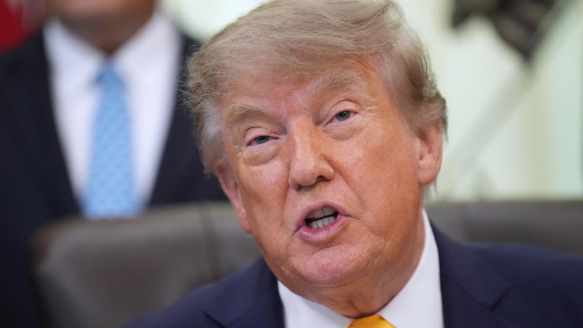 Donald Trump geriet mit einer Reporterin aneinander. (Foto)
