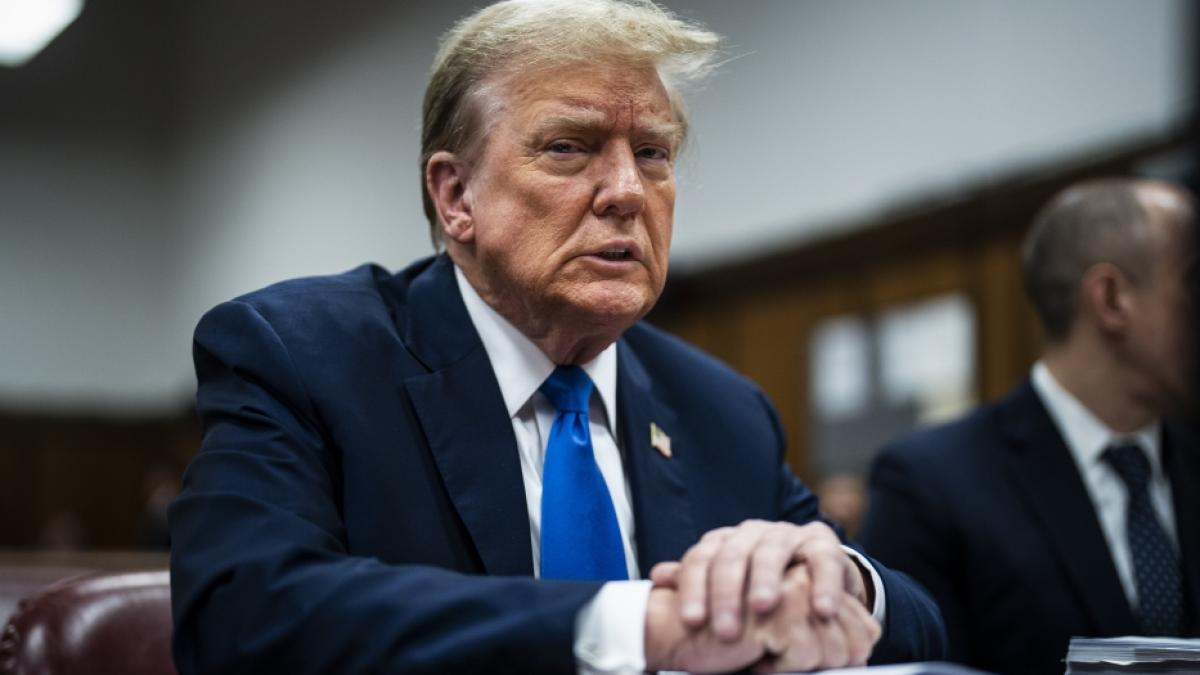 Mit der Jury in seinem Prozess zeigte sich Donald Trump nicht zufrieden. (Foto)