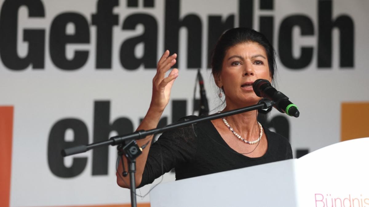 bSW-Gr&uuml;nderin Sahra Wagenknecht (57) positioniert sich deutlich gegen eine Bundesregierung unter Friedrich Merz. (Foto)