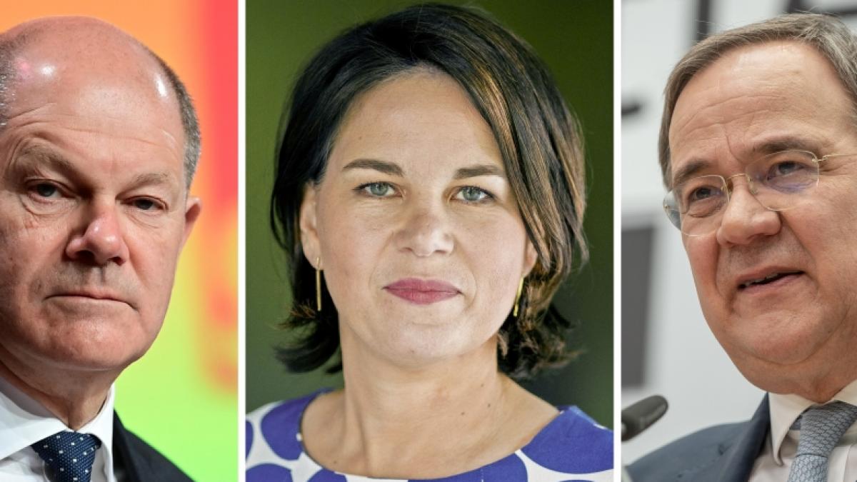 Alle Wahlsendungen zur Bundestagswahl mit Olaf Scholz, Annalena Baerbock und Armin Laschet. (Foto)