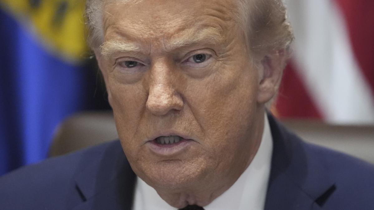 Donald Trump hat einen neuen finsteren Plan ausgeheckt. (Foto)