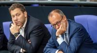 Lars Klingbeil (l) und Friederich Merz (r): Die Koalition diskutiert über Steuererhöhungen.