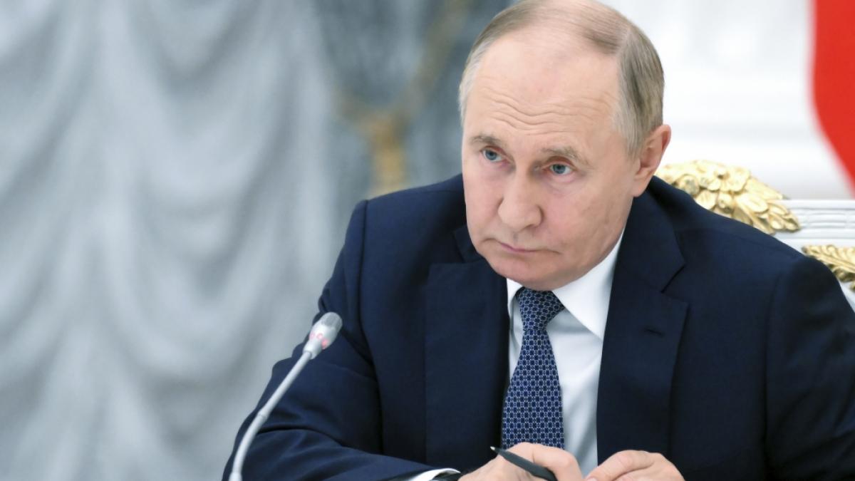 Wladimir Putin hat sich nach den heftigen Gefechten in der Region Kursk massiv &uuml;ber die "Provokation" echauffiert. (Foto)