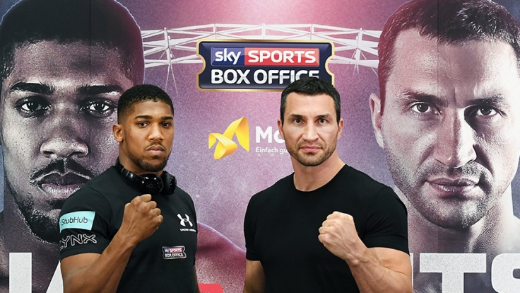 Anthony Joshua und Wladimir Klitschko treffen im April 2017 im Wembley-Stadion aufeinander.