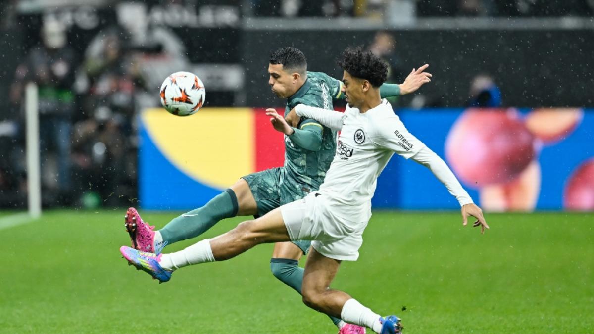 Eintracht Frankfurt hat das Viertelfinale in der UEFA Europa League gegen Tottenham Hotspur verloren. (Foto)