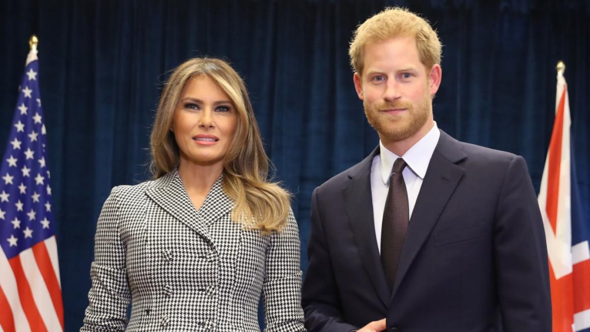 Melania Trump ist stinksauer wegen Prinz Harry. (Foto)