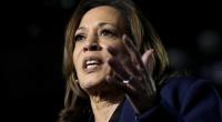 Kamala Harris spricht während einer Wahlkampfveranstaltung.