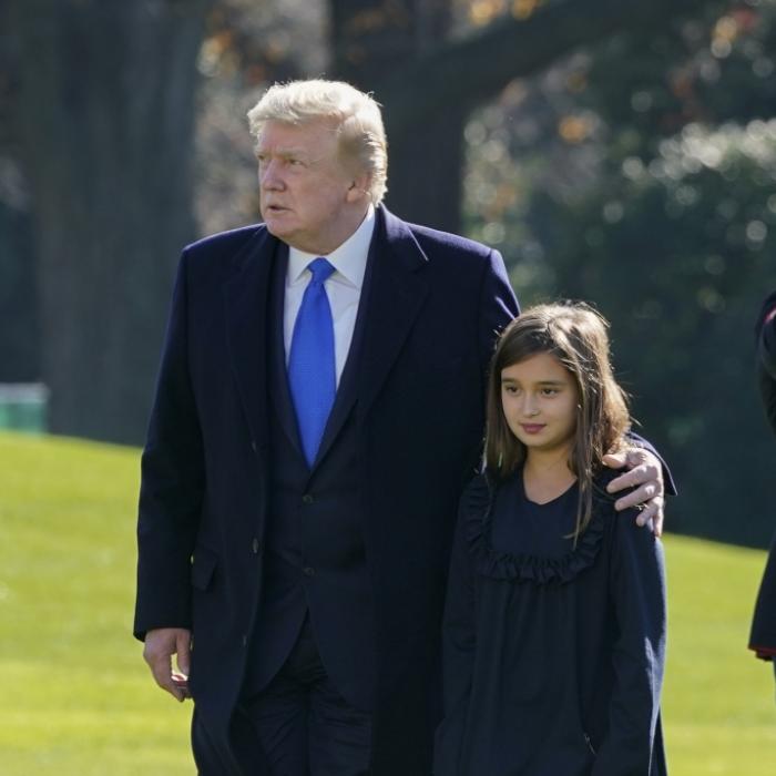 Jetzt benutzt Trump schon seine Enkel, um sein Image aufzupolieren
