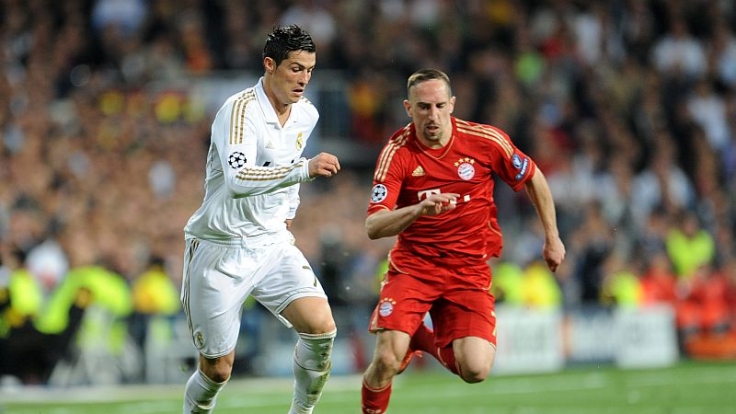 Weltfußballer gegen Europas Fußballer des Jahres: Cristiano Ronaldo gegen Franck Ribéry.