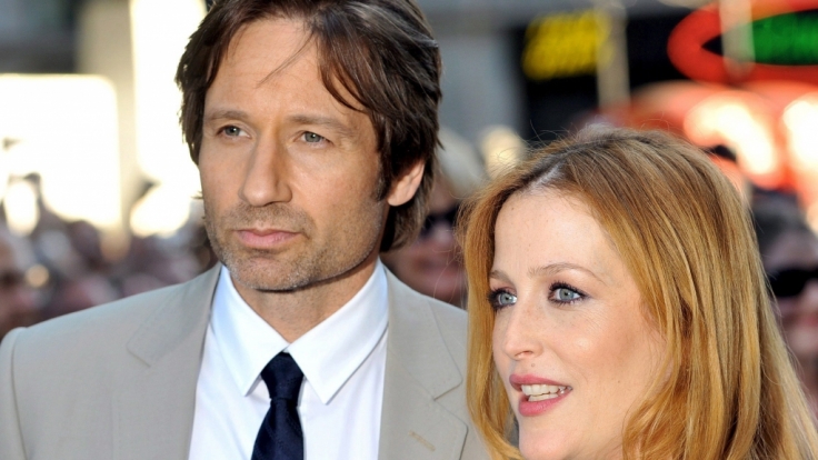David Duchovny und Gillian Anderson bei der US-Filmpremiere es Films