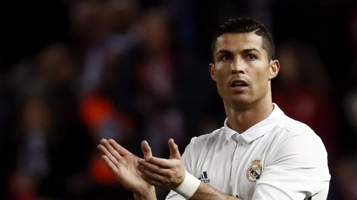 Im Stadtderby gegen Atletico Madrid war Cristiano Ronaldo einigen Anfeindungen ausgesetzt. (Foto)