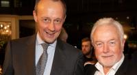 Da war die Welt noch in Ordnung: Friedrich Merz und Wolfgang Kubicki Seite an Seite im Januar 2020 beim 25. Blankeneser Neujahrsempfang.