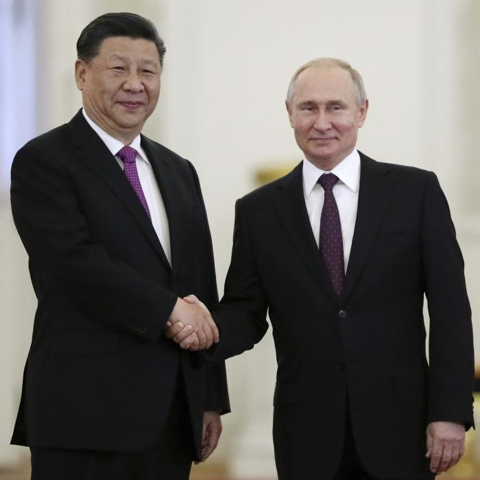 Putin bald Xis 