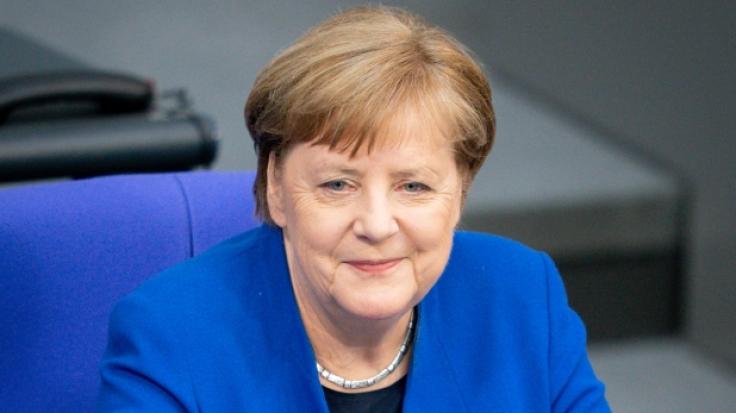 Bundeskanzlerin Angela Merkel (CDU) nahm an der Regierungsbefragung im Bundestag teil.