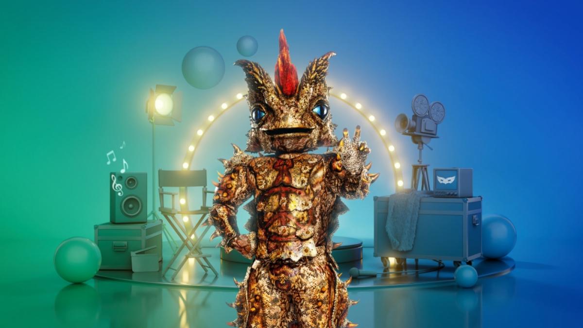 Der tut nix, der will nur singen: Der Dornteufel ist eine von zehn Masken in Staffel 6 von "The Masked Singer". (Foto)