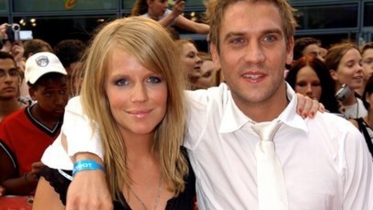 Peer Kusmagk im Jahr 2004 mit seiner Ex-Frau Charlotte Karlinder.